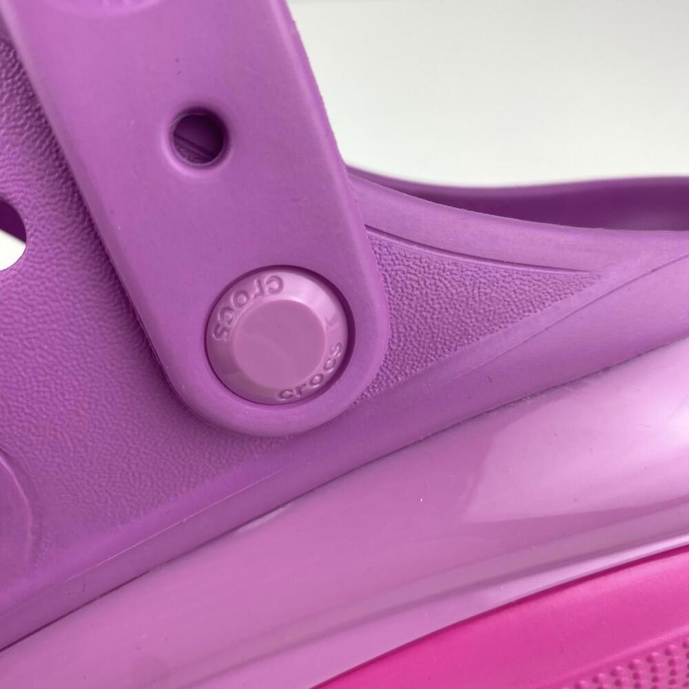 NEW Crocs Classic Mega Crush Platform Sandal 8 Juice Fuchsia Pink 207989 NWT - Picture 11 of 13